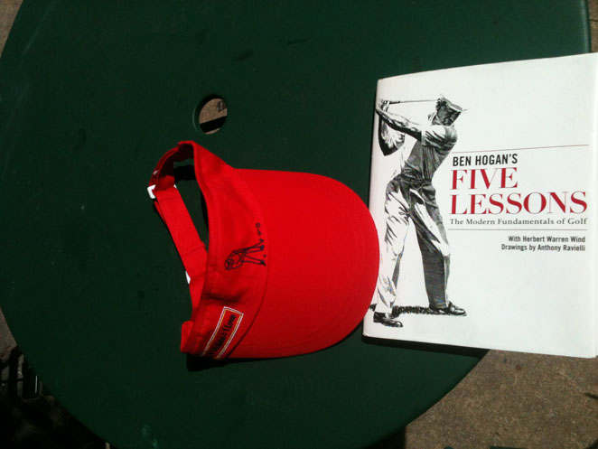 '1st Love Visor' Headwear - Red - Yootopea Golf Apparel