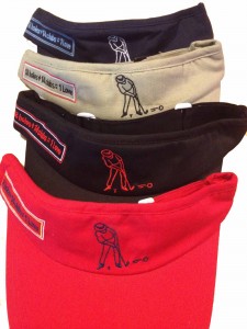 '1st Love Visor' Headwear - Black - Yootopea Golf Apparel